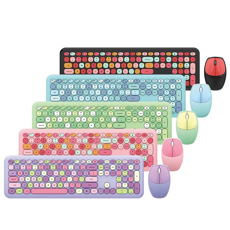 Tiny Fresh Colored Macaroni Wireless Keyboard And Mouse Set For Girls Beautiful Chocolate Color Mute Unlimited Colors Recommend
Tiny Fresh Colored Macaroni Wireless Keyboard And Mouse Set For Girls Beautiful Chocolate Color Mute Unlimited Colors Recommend