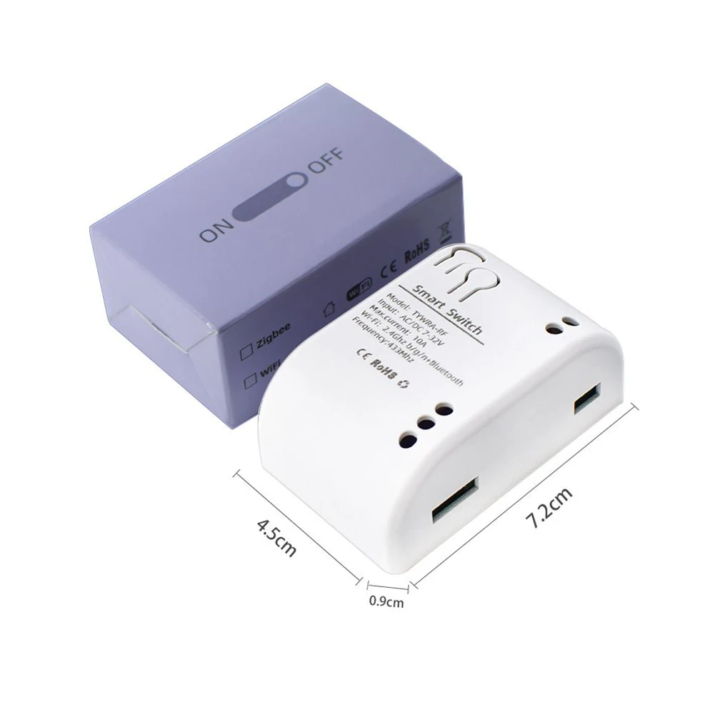 Tuya Smart Wifi Motor Switch Module 1CH Rf 433 Radio Remote Control Typing Relay WiFi Wireless Relay Switch Module Smart Home
Tuya Smart Wifi Motor Switch Module 1CH Rf 433 Radio Remote Control Typing Relay WiFi Wireless Relay Switch Module Smart Home