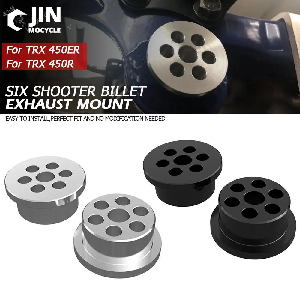 ATV 2 Piece For Honda TRX 450R 450R 450ER Motorcycle Accessories Exhaust Pipe Bracket Aluminium Billet Six Shooter Exhaust Mount
ATV 2 Piece For Honda TRX 450R 450R 450ER Motorcycle Accessories Exhaust Pipe Bracket Aluminium Billet Six Shooter Exhaust Mount