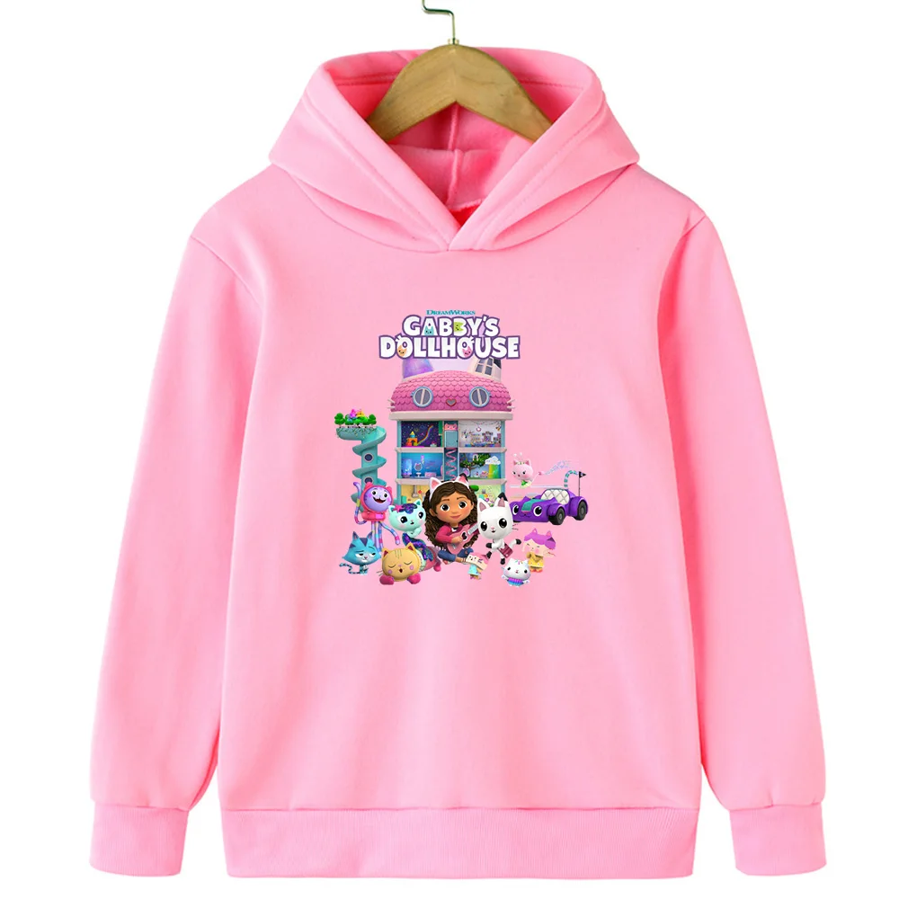 Gabbys Dollhouse Animated 2D Fashion Print Hoodie For Boys And Girls Ages 4-14 Spring And Autumn Pullovers For Children
Gabbys Dollhouse Animated 2D Fashion Print Hoodie For Boys And Girls Ages 4-14 Spring And Autumn Pullovers For Children