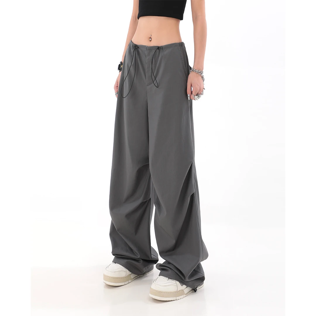 HOUZHOU Oversize Parachute Pants Women Jogging Baggy Wide Leg Trousers Female Sportswear Black Korean Streetwear Hip Hop
HOUZHOU Oversize Parachute Pants Women Jogging Baggy Wide Leg Trousers Female Sportswear Black Korean Streetwear Hip Hop