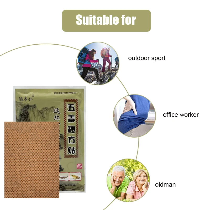 8pcs Body Pain Care Plaster Chinese Muscle Sprain Joints Backache Relief Dressing Arthritis Analgesics Shoulder Stickers
8pcs Body Pain Care Plaster Chinese Muscle Sprain Joints Backache Relief Dressing Arthritis Analgesics Shoulder Stickers