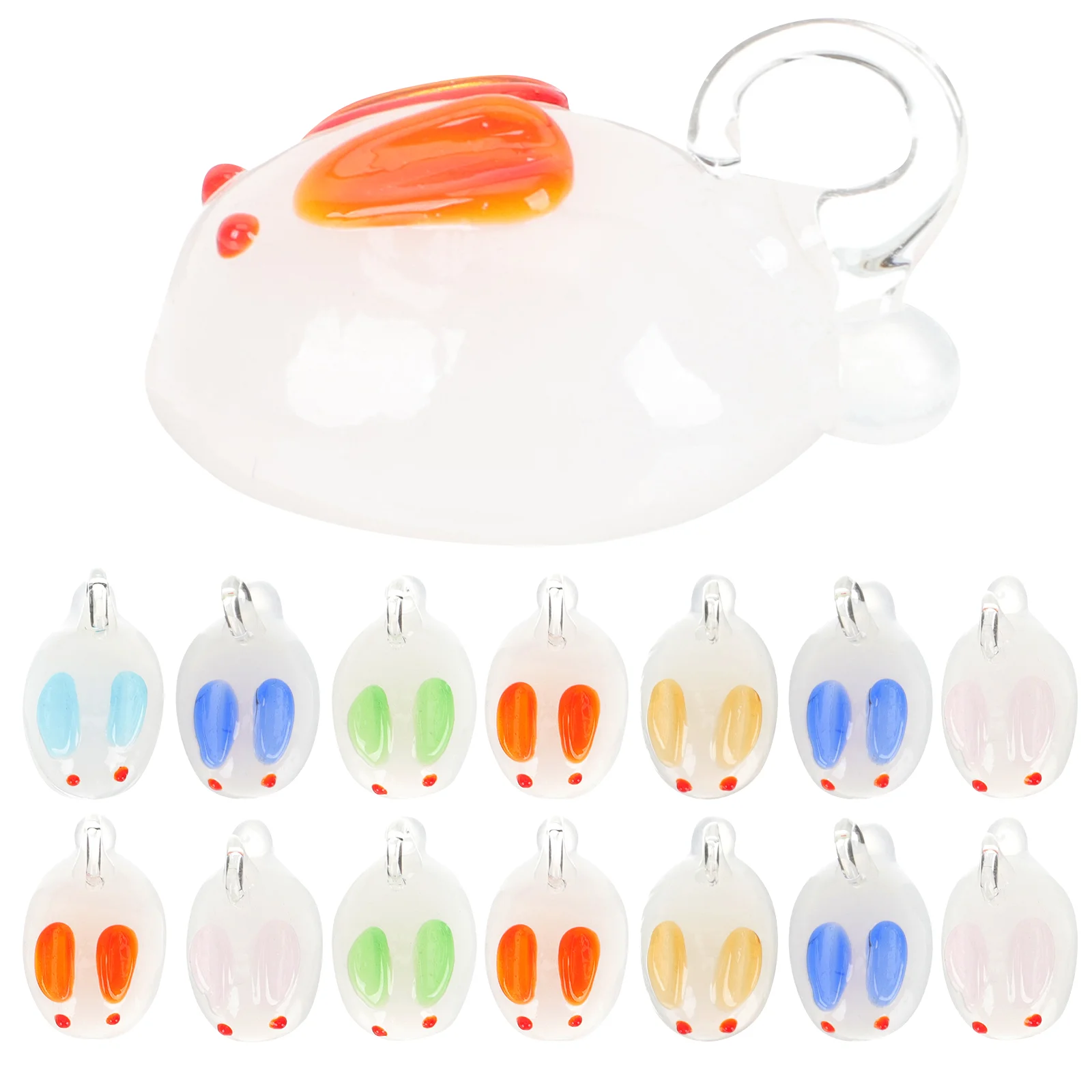 Rabbit Beadscharms Diy Charm Bunny Lampwork Ornament Yearkeychain Statues New Bracelet Decorative Statue Mini Pastel Decor
Rabbit Beadscharms Diy Charm Bunny Lampwork Ornament Yearkeychain Statues New Bracelet Decorative Statue Mini Pastel Decor