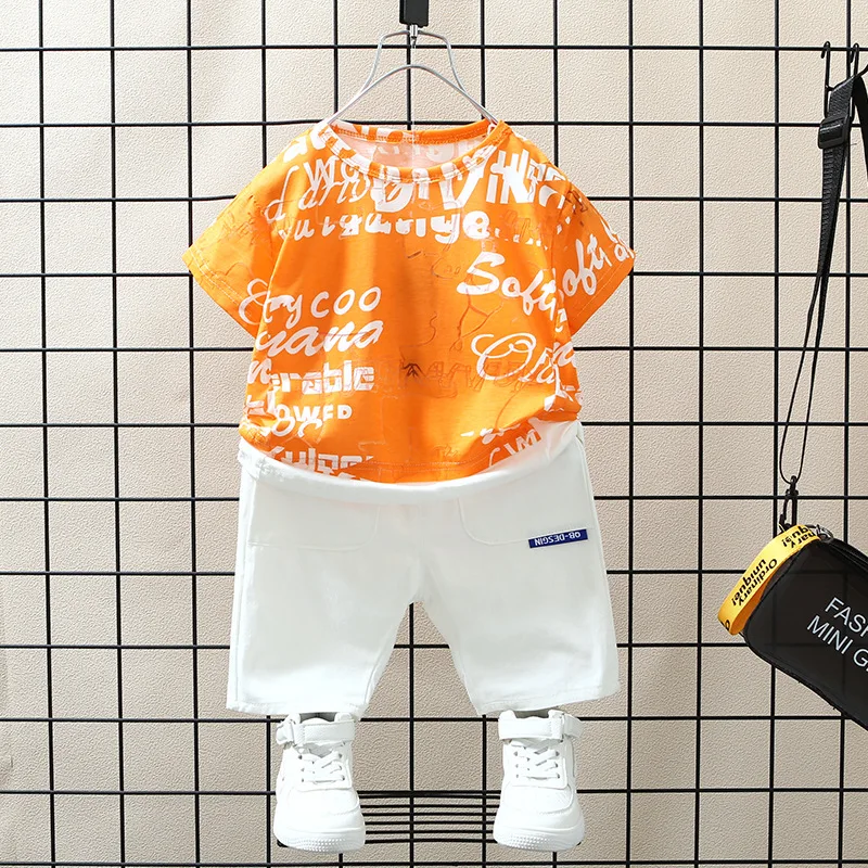 Teen Boys Suit Summer Clothes Fake Two Pieces Short-sleeved+ Horts 2 Pcs Children's Clothing Hiphop Korean Casual T-shirt Shorts
Teen Boys Suit Summer Clothes Fake Two Pieces Short-sleeved+ Horts 2 Pcs Children's Clothing Hiphop Korean Casual T-shirt Shorts