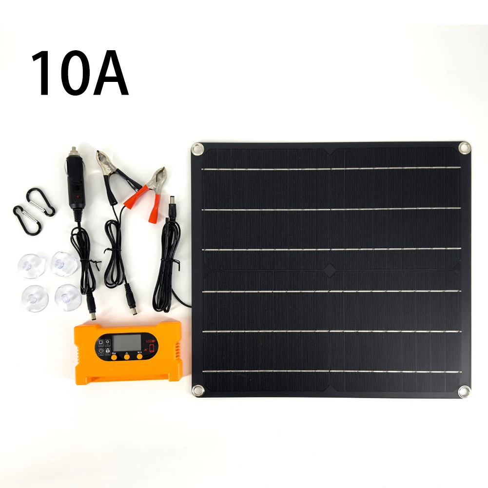 Portable Solar Panel Kit, 50W, IP65 Waterproof, for Camping, Hiking, Fishing, Dual USB Ports, Easy Mounting 18V Output
Portable Solar Panel Kit, 50W, IP65 Waterproof, for Camping, Hiking, Fishing, Dual USB Ports, Easy Mounting 18V Output