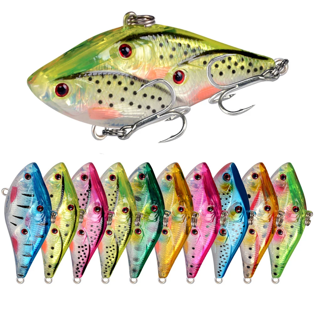 1PCS Hard Fishing Lure 6cm 14.5g Plastic VIB Hard Artificial Bait Treble Hooks Peche Bass Pike Trolling Pesca Fishing Tackle
1PCS Hard Fishing Lure 6cm 14.5g Plastic VIB Hard Artificial Bait Treble Hooks Peche Bass Pike Trolling Pesca Fishing Tackle