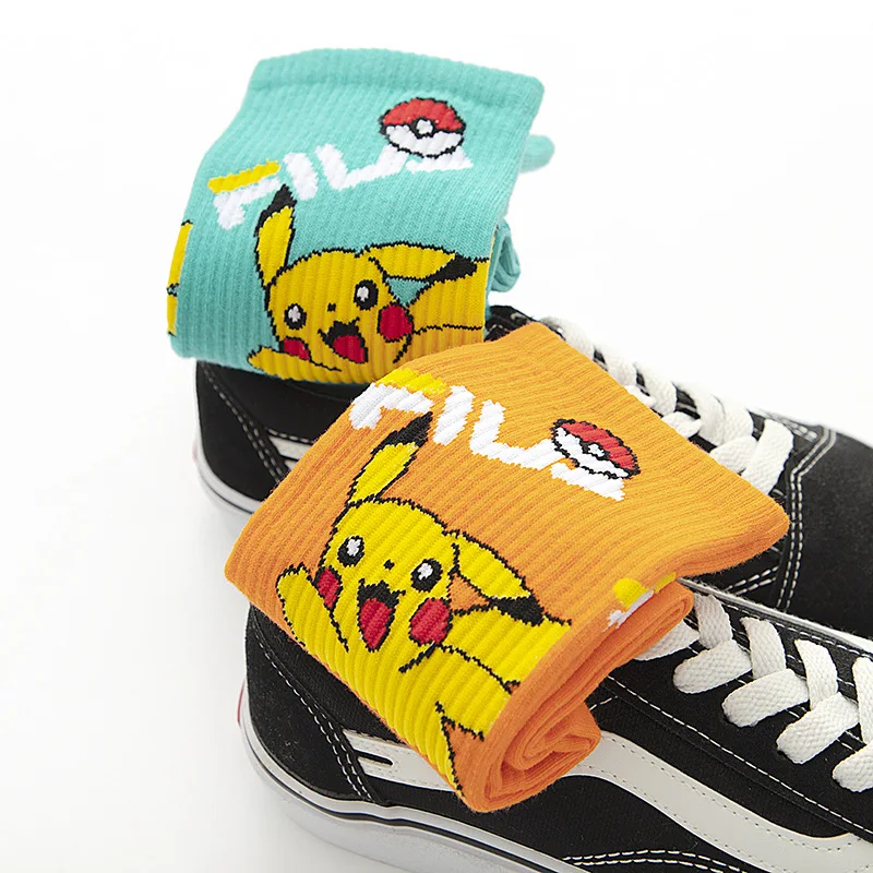 5 Colors Pokemon PIKACHU Sport Lovers Mid-Tube Sock Anime Figure Korean Style Cartoon Girls Cotton Socks for Teens Women Men Kid
5 Colors Pokemon PIKACHU Sport Lovers Mid-Tube Sock Anime Figure Korean Style Cartoon Girls Cotton Socks for Teens Women Men Kid