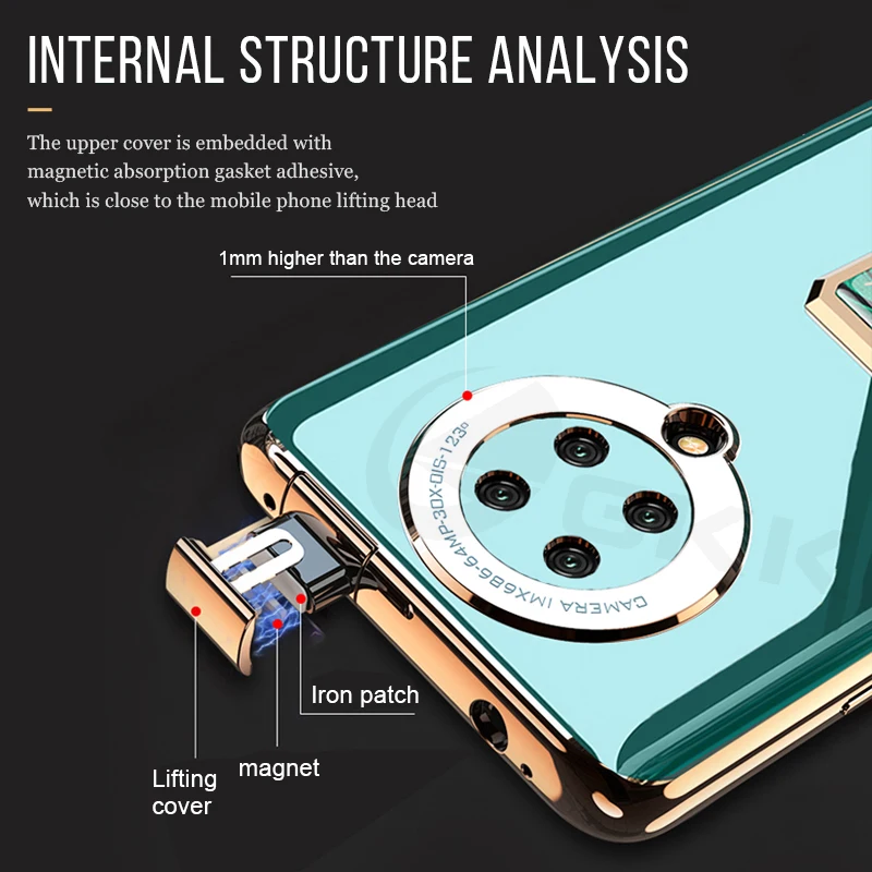 GKK Luxury Plating Soft Case For Xiaomi Redmi K30 Pro POCO F2 Pro With Ring Stand Anti-knock Cover For Xiaomi POCO F2 Pro Case
GKK Luxury Plating Soft Case For Xiaomi Redmi K30 Pro POCO F2 Pro With Ring Stand Anti-knock Cover For Xiaomi POCO F2 Pro Case