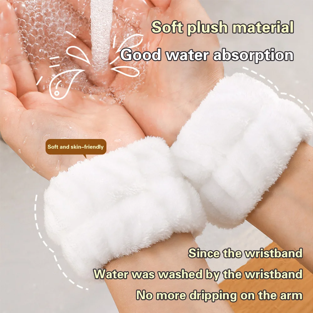 2023 New Pure color plush Wrist waterproof hair band Women Wash face and make up wrist strap Headbands Female Fashion Accesories
2023 New Pure color plush Wrist waterproof hair band Women Wash face and make up wrist strap Headbands Female Fashion Accesories