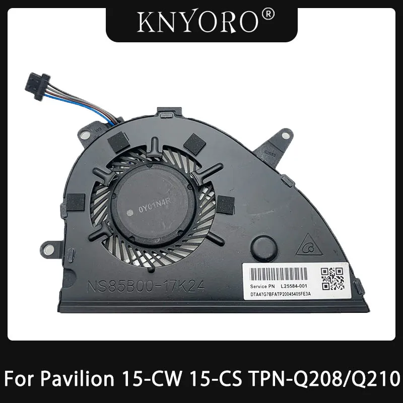 L25584-001 NEW For HP Pavilion 15-CW 15-CS TPN-Q208 TPN-Q210 Laptop CPU Cooling Fan Noteobook Accessories L40620-001 L40619-001
L25584-001 NEW For HP Pavilion 15-CW 15-CS TPN-Q208 TPN-Q210 Laptop CPU Cooling Fan Noteobook Accessories L40620-001 L40619-001