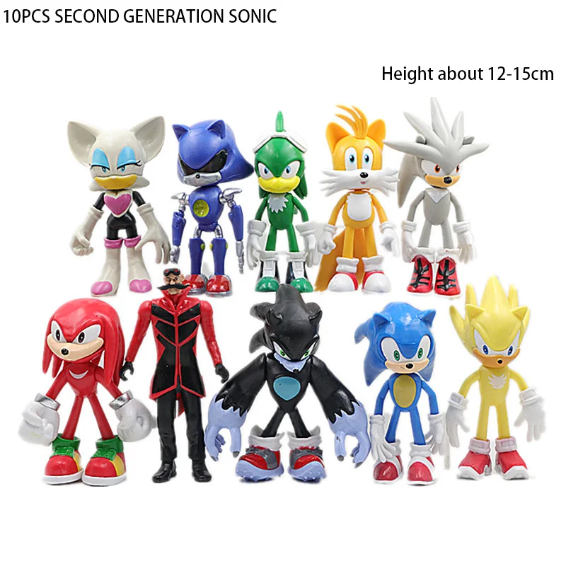 6-10pcs Super Sonic Mouse PVC Toy Action Figure Sonic Hedgehog Doll Creative Toy Children's Holiday Birthday Gifts
6-10pcs Super Sonic Mouse PVC Toy Action Figure Sonic Hedgehog Doll Creative Toy Children's Holiday Birthday Gifts