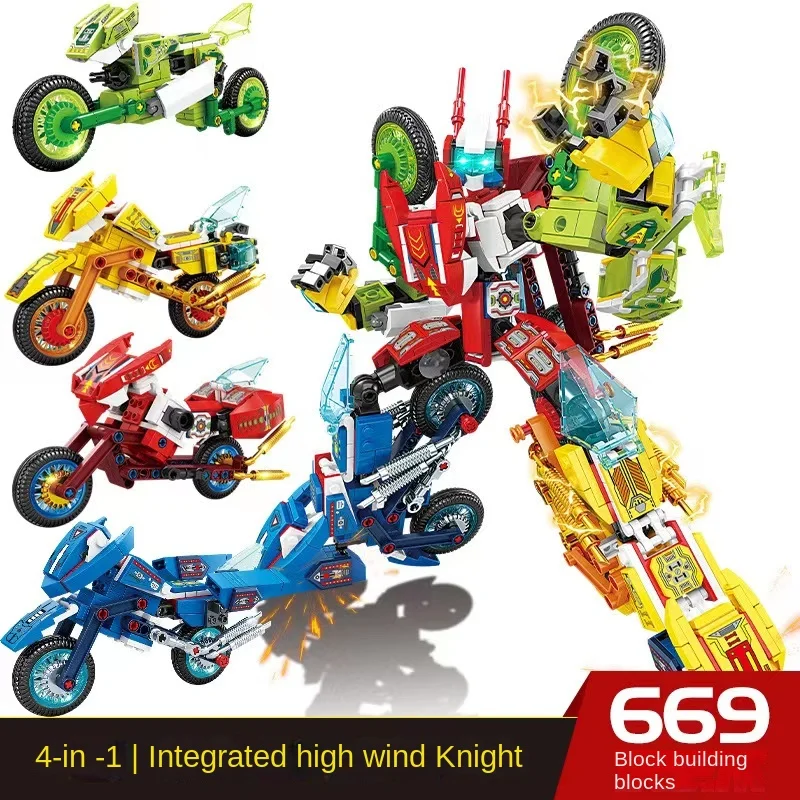 Children's Puzzle Building Blocks Holy Beast Totem 103320-103323 Wind Warrior Boy Assembly Model Small Particle Deformation Robo
Children's Puzzle Building Blocks Holy Beast Totem 103320-103323 Wind Warrior Boy Assembly Model Small Particle Deformation Robo