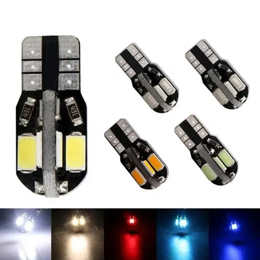 T10 W5W LED No Error 5W5 12V 5W 600Lm Color White Super Bright Car Interio Wedge Marker Light Bulb
T10 W5W LED No Error 5W5 12V 5W 600Lm Color White Super Bright Car Interio Wedge Marker Light Bulb