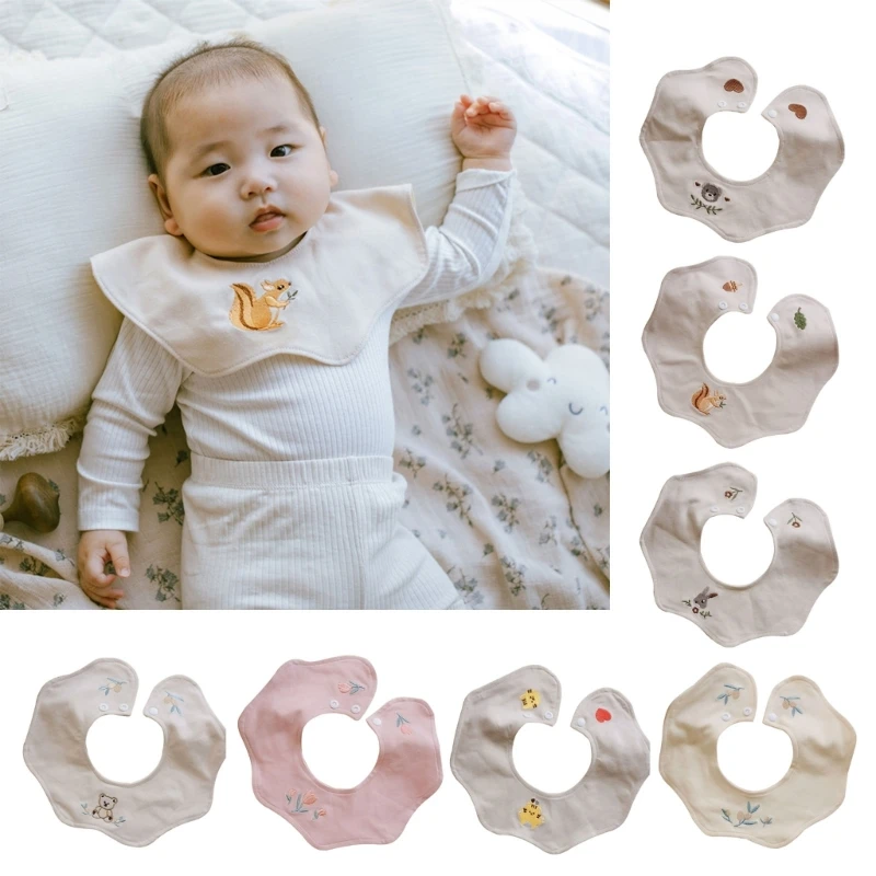 Ins Korean Baby Bib Newborn Cotton Teething Bib Thick Layer Rotatable Saliva Towel Skin-Friendly Infant Round Burp Cloth A2UB
Ins Korean Baby Bib Newborn Cotton Teething Bib Thick Layer Rotatable Saliva Towel Skin-Friendly Infant Round Burp Cloth A2UB