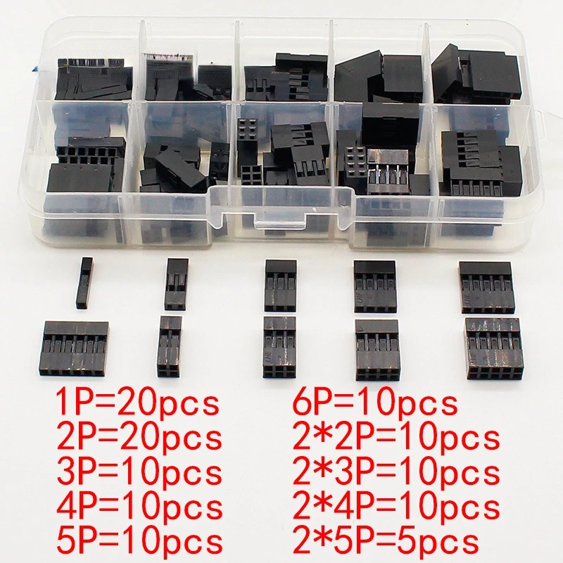 115 шт., набор Dupont с коробкой 1P/2P/3P/4P/5P/6P/2*2/2*3/2*4/ 2*5 контактов, пластиковая оболочка набор соединителей для перемычек
115 шт., набор Dupont с коробкой 1P/2P/3P/4P/5P/6P/2*2/2*3/2*4/ 2*5 контактов, пластиковая оболочка набор соединителей для перемычек