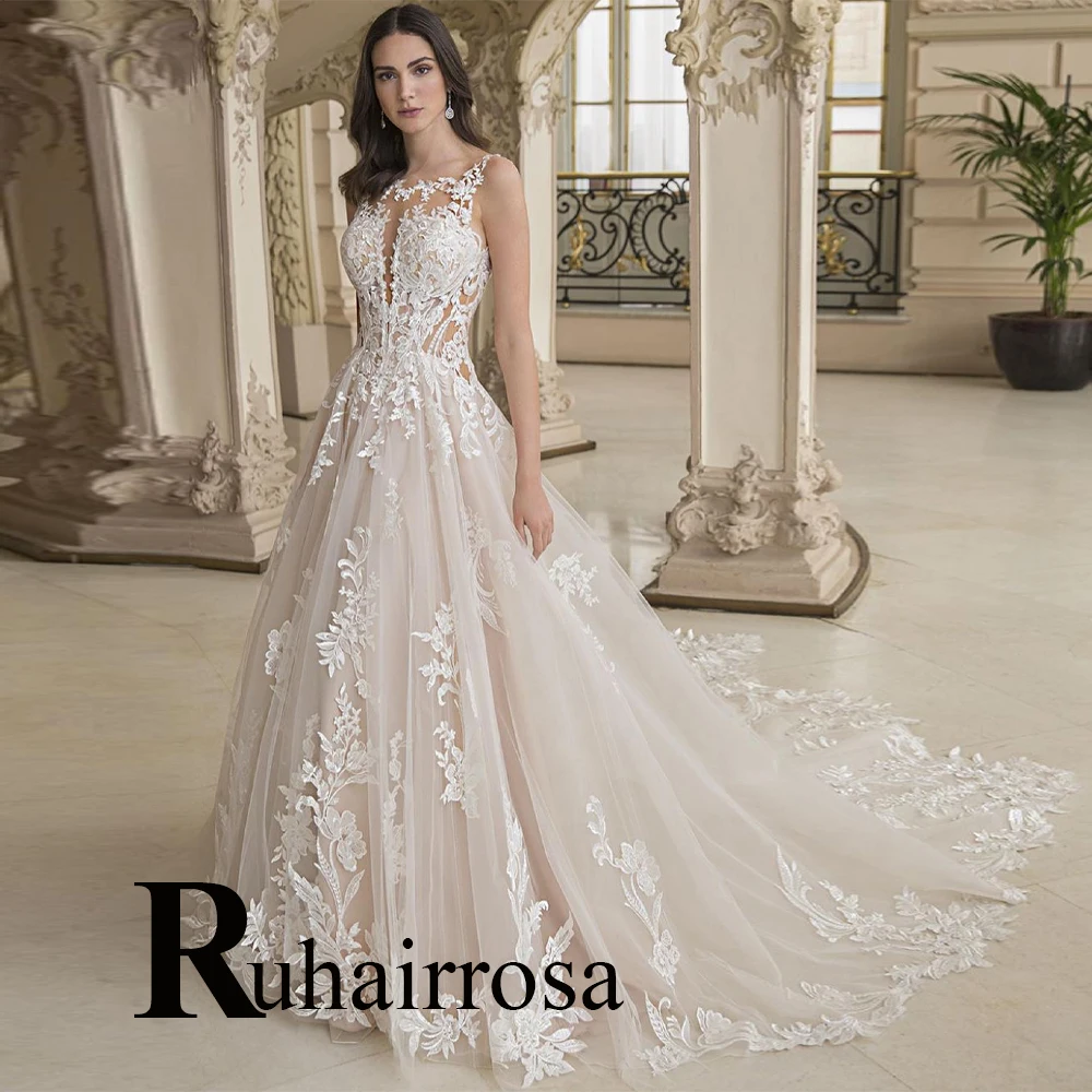 Свадебное платье с открытой спиной Ruhair, платье принцессы без рукавов с аппликацией для невесты, ТРАПЕЦИЕВИДНОЕ со шлейфом, индивидуальный пошив, 2024
Свадебное платье с открытой спиной Ruhair, платье принцессы без рукавов с аппликацией для невесты, ТРАПЕЦИЕВИДНОЕ со шлейфом, индивидуальный пошив, 2024