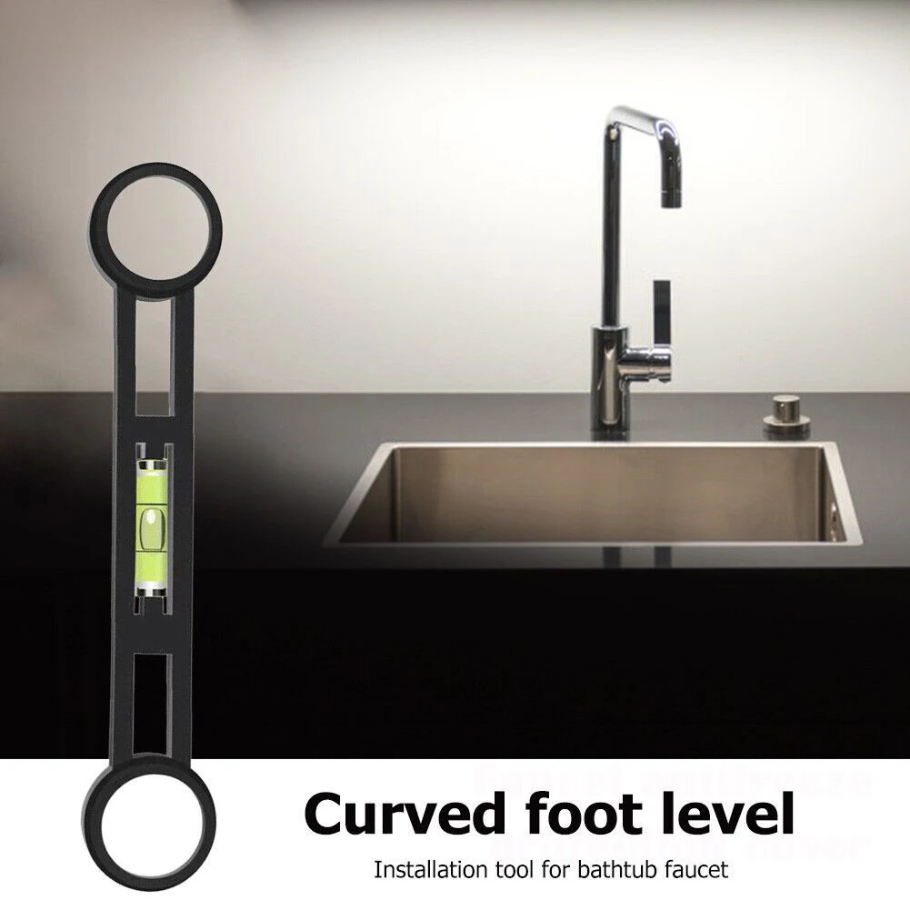 Portable Curved Foot Level Bathroom Tool 185mm ABS Bath Tap Turn Ranging Durable For Bathtub Installation Tool
Portable Curved Foot Level Bathroom Tool 185mm ABS Bath Tap Turn Ranging Durable For Bathtub Installation Tool