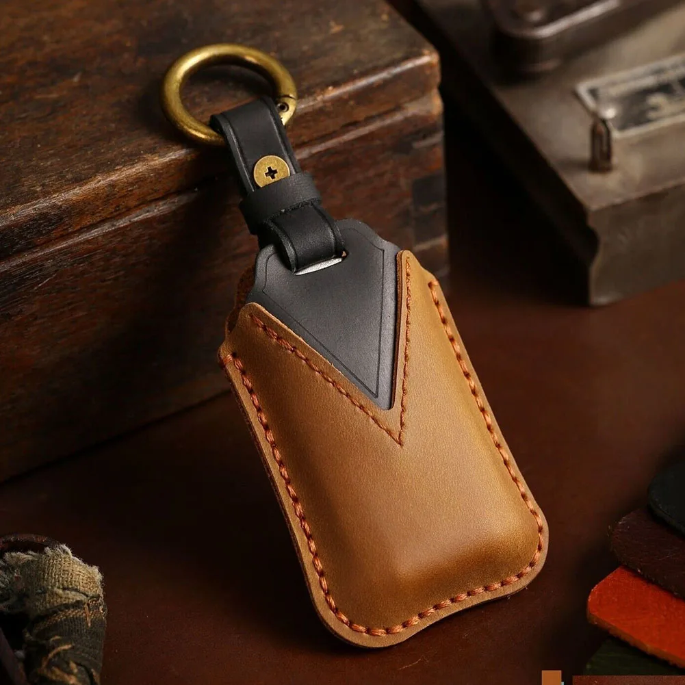 Car Key Cover For ASX Outlander Lancer Pajero Brown Key Case Bag Cover Buckle Decor Wear-resistant Leather Key Fob Cover
Car Key Cover For ASX Outlander Lancer Pajero Brown Key Case Bag Cover Buckle Decor Wear-resistant Leather Key Fob Cover