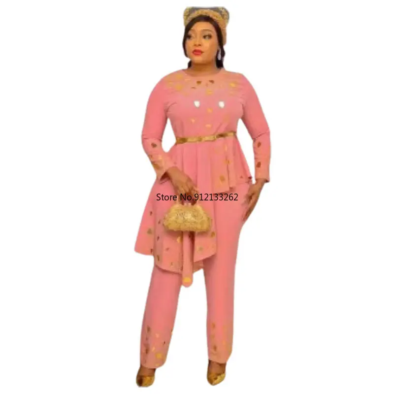 2XL-5XL African Clothes for Women Summer African Women Long Sleeve O-neck Two Pieces Sets Top and Long Pant African Suit
2XL-5XL African Clothes for Women Summer African Women Long Sleeve O-neck Two Pieces Sets Top and Long Pant African Suit