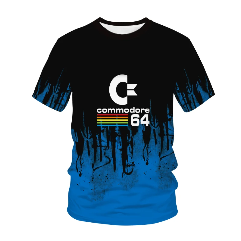 Men's Summer 3D Print Computer Commodore 64 Print T-shirt C64 SID Amiga Retro Cool Design T-shirt Short Sleeve Top Tee Male Tee
Men's Summer 3D Print Computer Commodore 64 Print T-shirt C64 SID Amiga Retro Cool Design T-shirt Short Sleeve Top Tee Male Tee