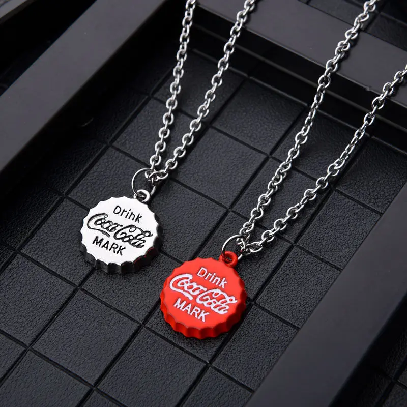 CocaCola Men's Fashion Exquisite Bottle Cap Clavicle Necklace Simple Trend Casual Wild Couple Decoration
CocaCola Men's Fashion Exquisite Bottle Cap Clavicle Necklace Simple Trend Casual Wild Couple Decoration