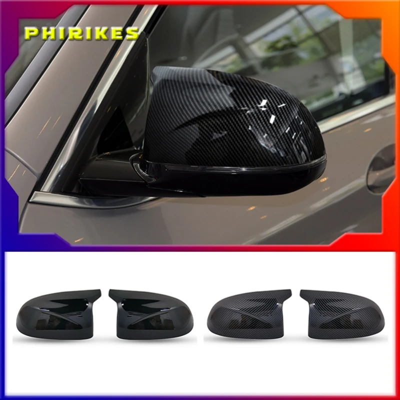 High Quality Carbon Fiber Look Black Side Mirror Covers M Style Replacement for BMW X3 G01 X4 G02 X5 G05 2018 2019 2020 2021
High Quality Carbon Fiber Look Black Side Mirror Covers M Style Replacement for BMW X3 G01 X4 G02 X5 G05 2018 2019 2020 2021