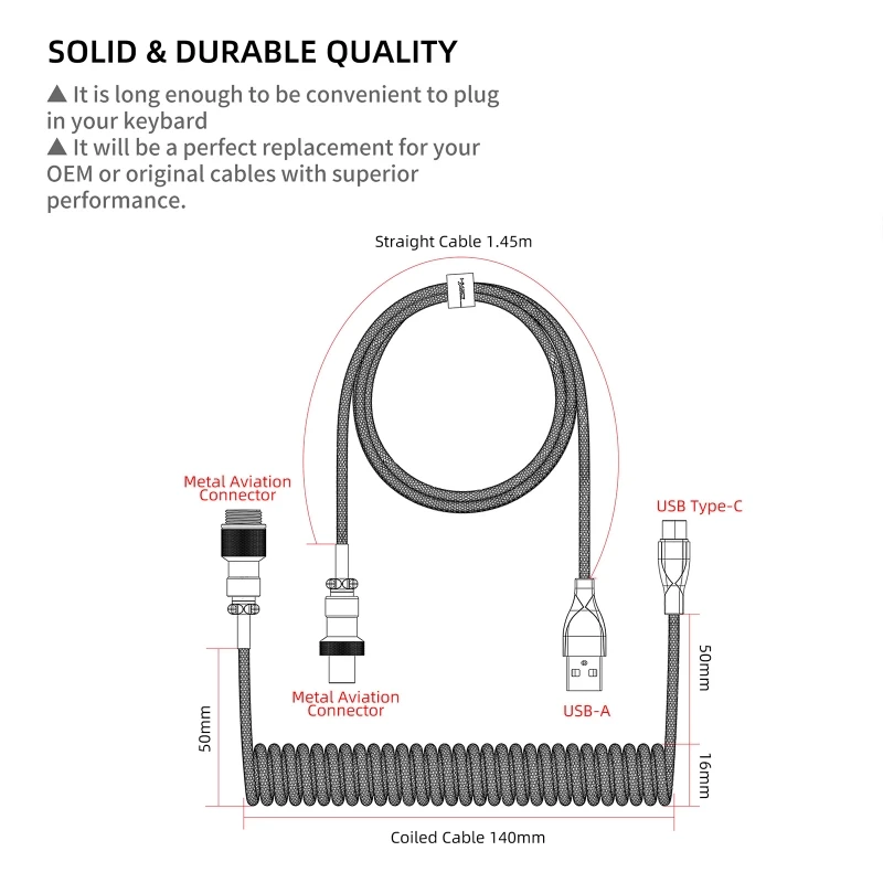Механическая клавиатура 270B 2,2 м, Специальный авиационный кабель Type-C к USB, авиационный соединитель, пружинный провод, кабель для зарядки и пер...
Механическая клавиатура 270B 2,2 м, Специальный авиационный кабель Type-C к USB, авиационный соединитель, пружинный провод, кабель для зарядки и пер...