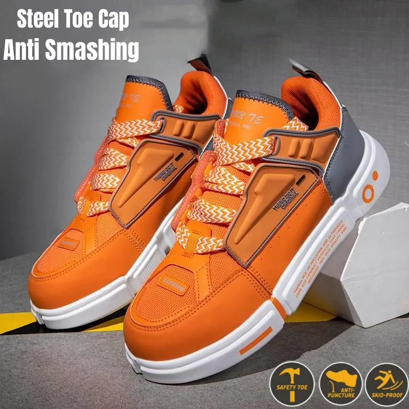 Новинка 2023, модная мужская защитная обувь CHNMR для работы со стальным носком, дышащие кроссовки, нескользящая защитная обувь
Новинка 2023, модная мужская защитная обувь CHNMR для работы со стальным носком, дышащие кроссовки, нескользящая защитная обувь