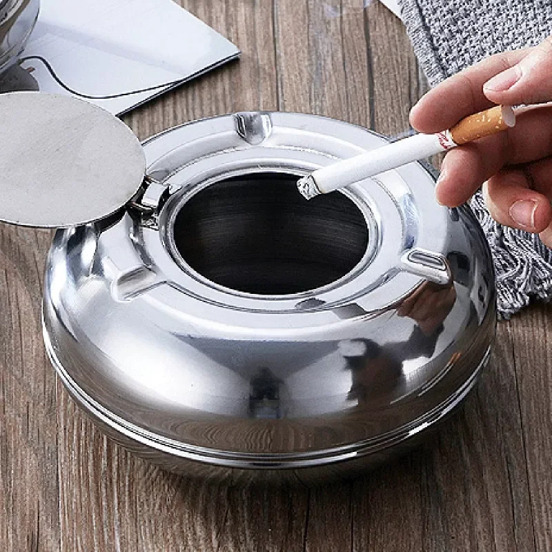 Stainless Steel Ashtray with Lid Detachable Outdoor Cigarettes Tray Holder for Home Bedroom Office Tabletop Decoration Wholesale
Stainless Steel Ashtray with Lid Detachable Outdoor Cigarettes Tray Holder for Home Bedroom Office Tabletop Decoration Wholesale