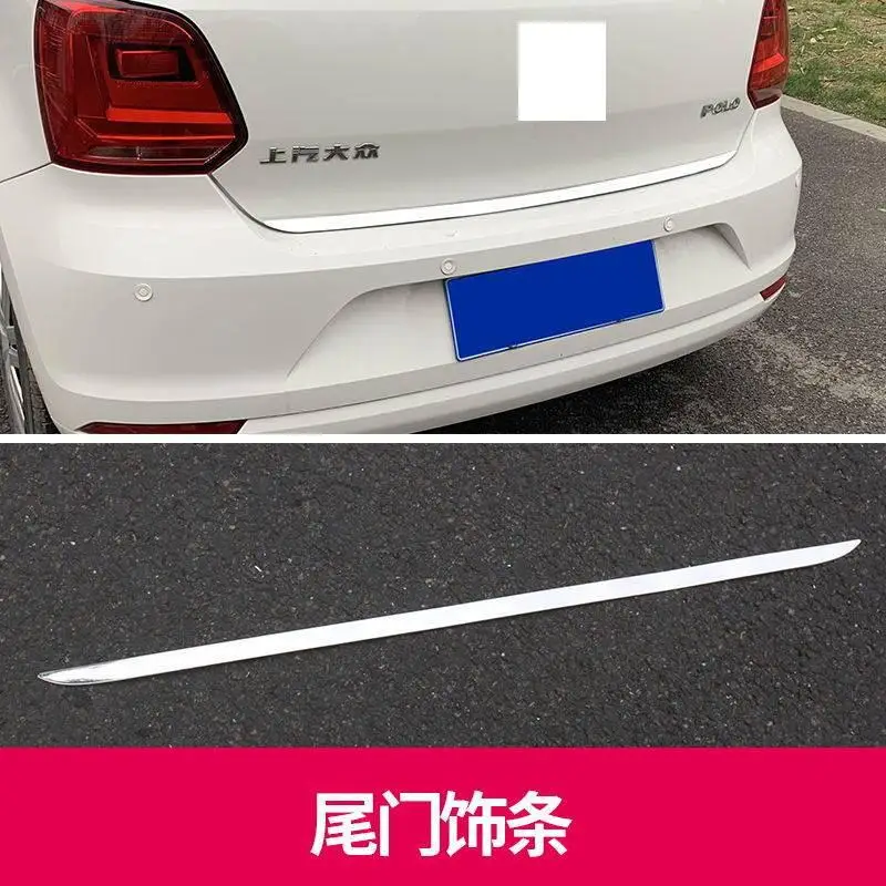 Tailgate Rear Door Bottom Cover Molding Trim Stainless Steel back door trim car Accessories for polo 2014-2018
Tailgate Rear Door Bottom Cover Molding Trim Stainless Steel back door trim car Accessories for polo 2014-2018