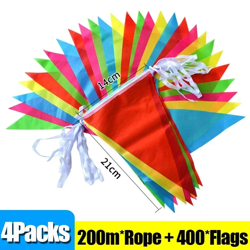 Многоцветные треугольные флаги из полиэстера 50/200 м
Многоцветные треугольные флаги из полиэстера 50/200 м