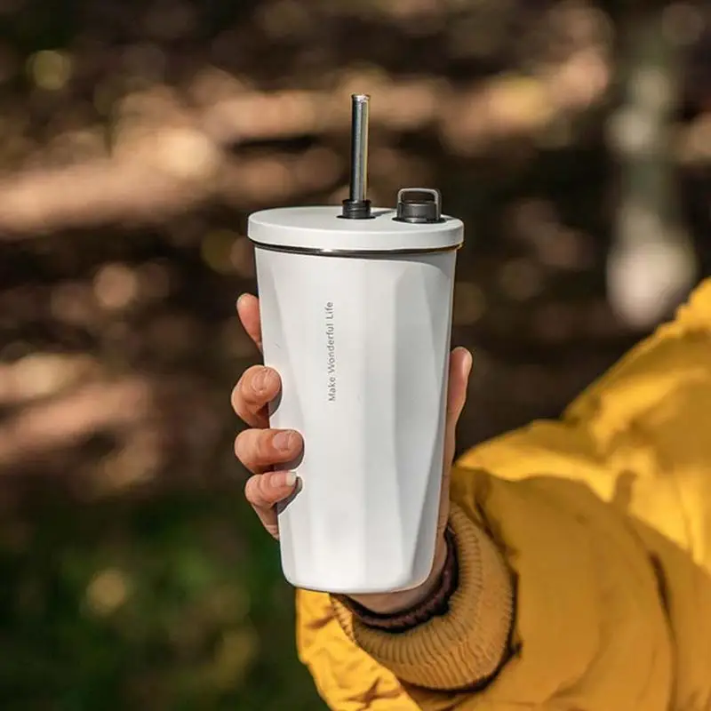 Thermal Straw Cup 600ml Auto Vacuum Insulated Mug Thermal Bottle Stainless Steel Vacuum-insulated Portable Reusable Water Bottle
Thermal Straw Cup 600ml Auto Vacuum Insulated Mug Thermal Bottle Stainless Steel Vacuum-insulated Portable Reusable Water Bottle