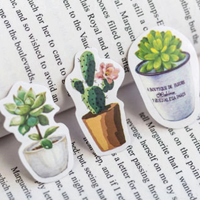 Potted Plant Decorative Washi Stickers Green Cactus DIY Scrapbooking Stick Label Diary Stationery Album Stickers
Potted Plant Decorative Washi Stickers Green Cactus DIY Scrapbooking Stick Label Diary Stationery Album Stickers