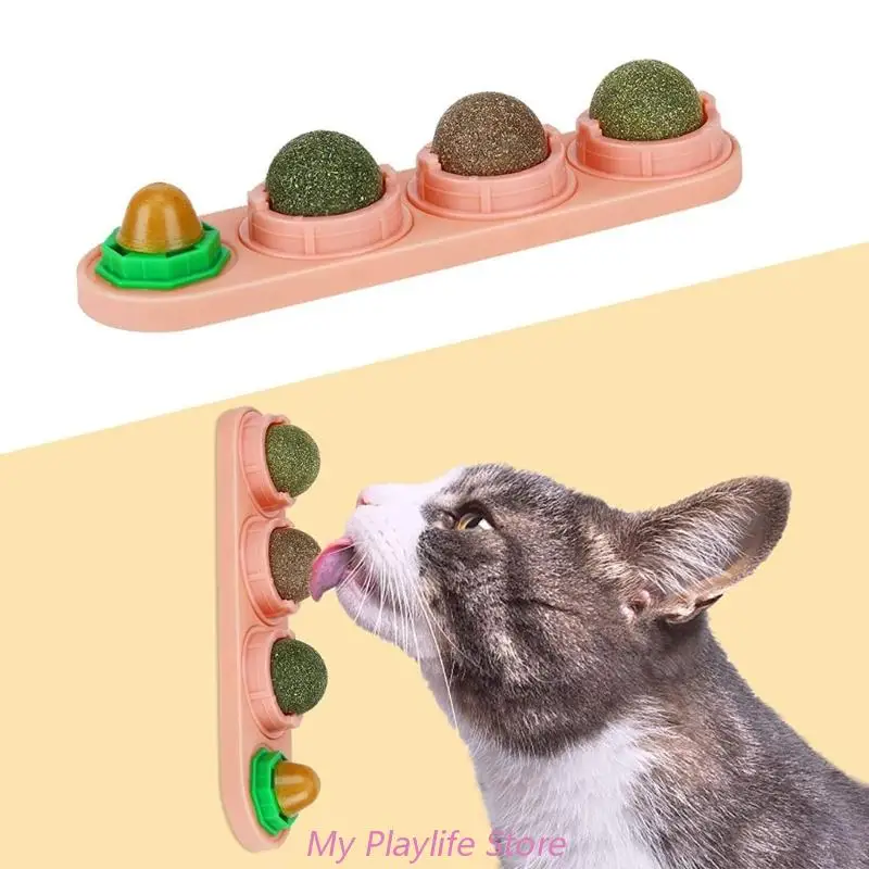 Catnips Ball Set Catnips Toy Cats Wall Treat Rotatable Edible Ball Healthy Self-Adhesive Catnip Ball Natural Plant Ingredients
Catnips Ball Set Catnips Toy Cats Wall Treat Rotatable Edible Ball Healthy Self-Adhesive Catnip Ball Natural Plant Ingredients