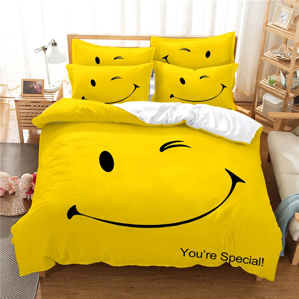 3D Smiley Bedding Set Queen Bedding Duvet Cover Set Bedding Set Bed Cover Cotton Queen Bedroom Bed Cover Set Bed Set Bedding
3D Smiley Bedding Set Queen Bedding Duvet Cover Set Bedding Set Bed Cover Cotton Queen Bedroom Bed Cover Set Bed Set Bedding