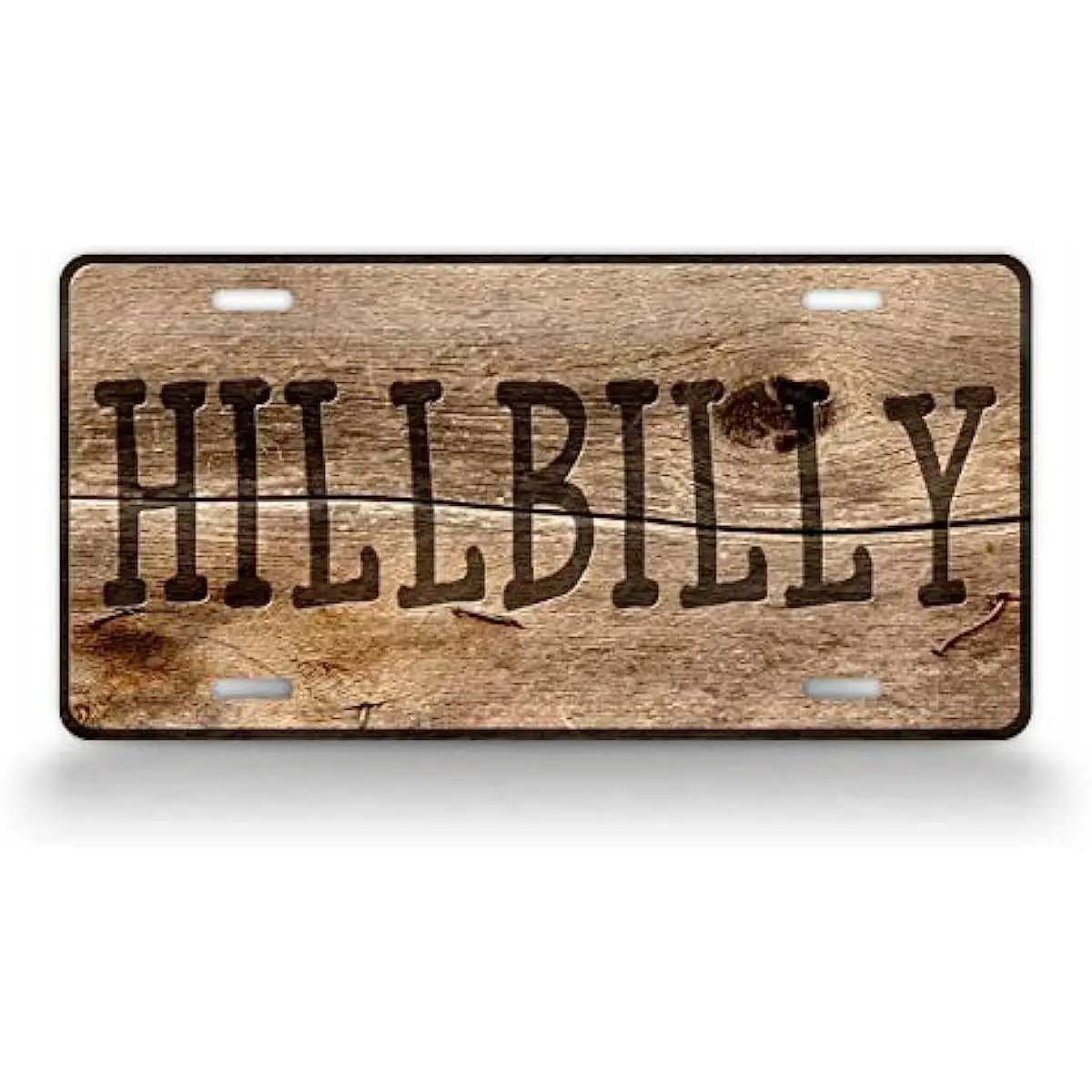 Hillbilly License Plate Vintage Distressed Wood Redneck Hillbilly Auto Tag-Wall Decoration Metal Wall Sign
Hillbilly License Plate Vintage Distressed Wood Redneck Hillbilly Auto Tag-Wall Decoration Metal Wall Sign