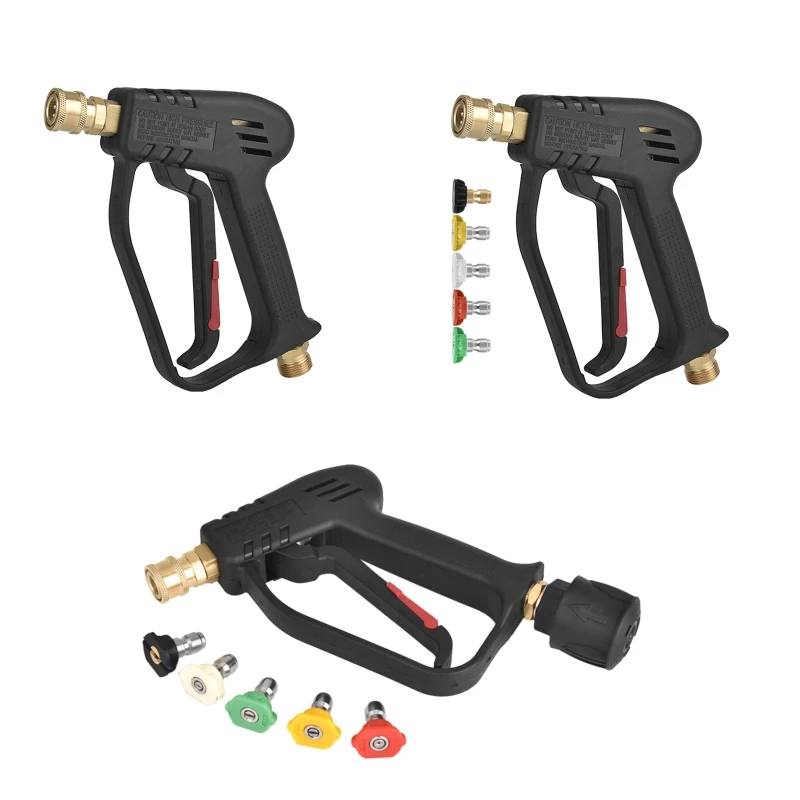 Quick Connector Car Jet Lance Nozzles High Pressure Washer Spray Nozzle 5pcs/set 1/4" Portable Wash Garden Watering Tool
Quick Connector Car Jet Lance Nozzles High Pressure Washer Spray Nozzle 5pcs/set 1/4" Portable Wash Garden Watering Tool
