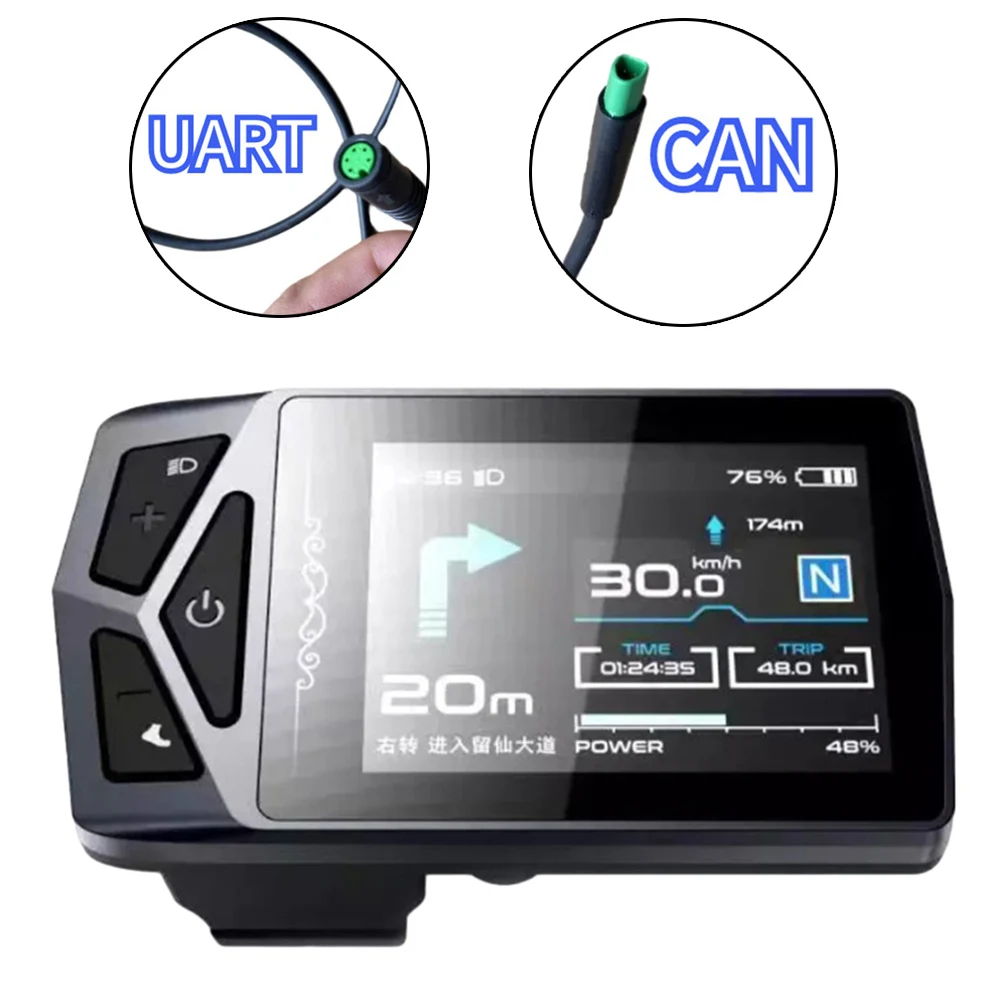 UART Interface Blue-tooth Navigation Display For Bafang M400/G330 M500/G520 M600/G521 M510 G522 M620 G510 M800 G530
UART Interface Blue-tooth Navigation Display For Bafang M400/G330 M500/G520 M600/G521 M510 G522 M620 G510 M800 G530