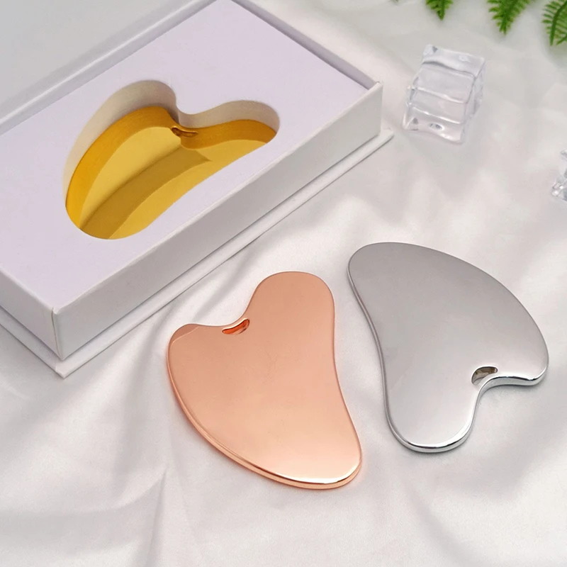 Gua Sha Facial Tool Zinc Alloy GuaSha Massage Tool Natural Universal Facial Silver Metal Gua Sha Board for SPA Acupuncture
Gua Sha Facial Tool Zinc Alloy GuaSha Massage Tool Natural Universal Facial Silver Metal Gua Sha Board for SPA Acupuncture