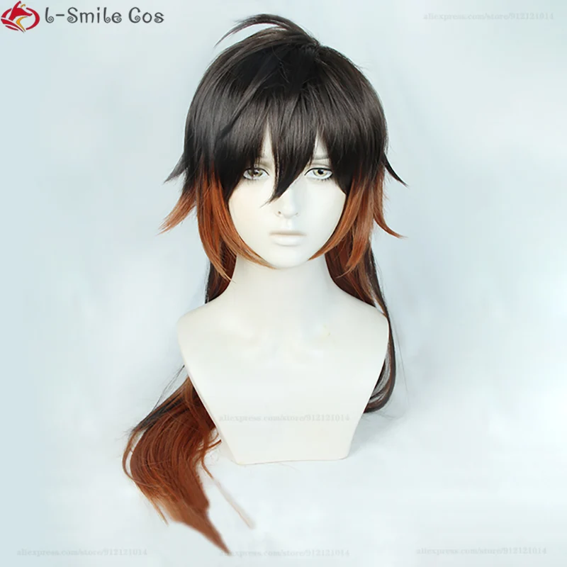 Парик Zhongli длиной 80 см для косплея темно-коричневый и оранжевый с эффектом омбре, парик Game Genshin ударопрочный для женщин и девочек, термостойк... 
Парик Zhongli длиной 80 см для косплея темно-коричневый и оранжевый с эффектом омбре, парик Game Genshin ударопрочный для женщин и девочек, термостойк...