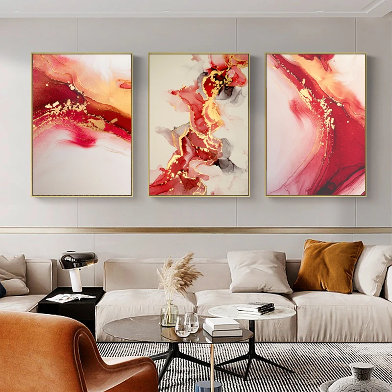 Abstract Red Fluid Ink Golden River Canvas Paintings Wall Art Poster and Print Pictures for Modern Home Living Room Decoration
Abstract Red Fluid Ink Golden River Canvas Paintings Wall Art Poster and Print Pictures for Modern Home Living Room Decoration