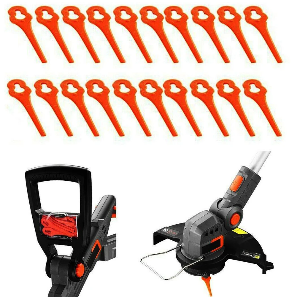 50pcs Plastic Blades For FUXTEC FX-E1RT20 Cordless Strimmer Grass Trimmer Lawn Mower Blade Plastic Cutter Garden Tool
50pcs Plastic Blades For FUXTEC FX-E1RT20 Cordless Strimmer Grass Trimmer Lawn Mower Blade Plastic Cutter Garden Tool
