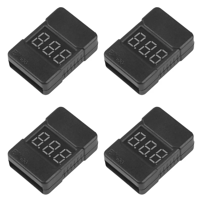 AT14 4Pcs Lipo Battery Checker Low Voltage Buzzer Alarm 100DB With LED Display For RC Lipo Life Limn Li-Ion Battery
AT14 4Pcs Lipo Battery Checker Low Voltage Buzzer Alarm 100DB With LED Display For RC Lipo Life Limn Li-Ion Battery