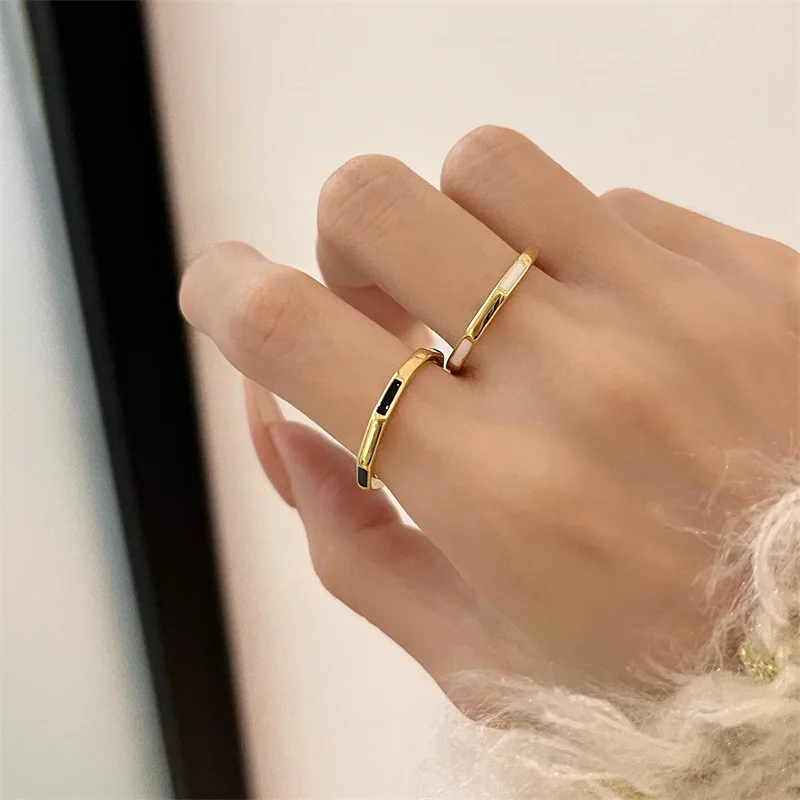 Fashion New Patchwork High Ring Women Black White Polygon Size 13 Ring Wedding Jewellery
Fashion New Patchwork High Ring Women Black White Polygon Size 13 Ring Wedding Jewellery