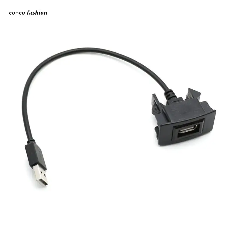 517B Square Single Port USB Panel Dashboard Mount Extension Cable for Car Truck Boats (25cm 9.8'')
517B Square Single Port USB Panel Dashboard Mount Extension Cable for Car Truck Boats (25cm 9.8'')