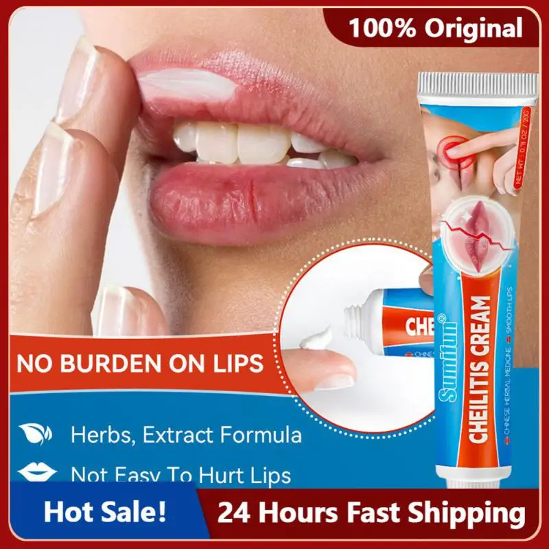 Cheilitis Cream Inflammation Labial Herpes Antibacterial Ointment Chapped Lips Wrinkles Rehydration
Cheilitis Cream Inflammation Labial Herpes Antibacterial Ointment Chapped Lips Wrinkles Rehydration
