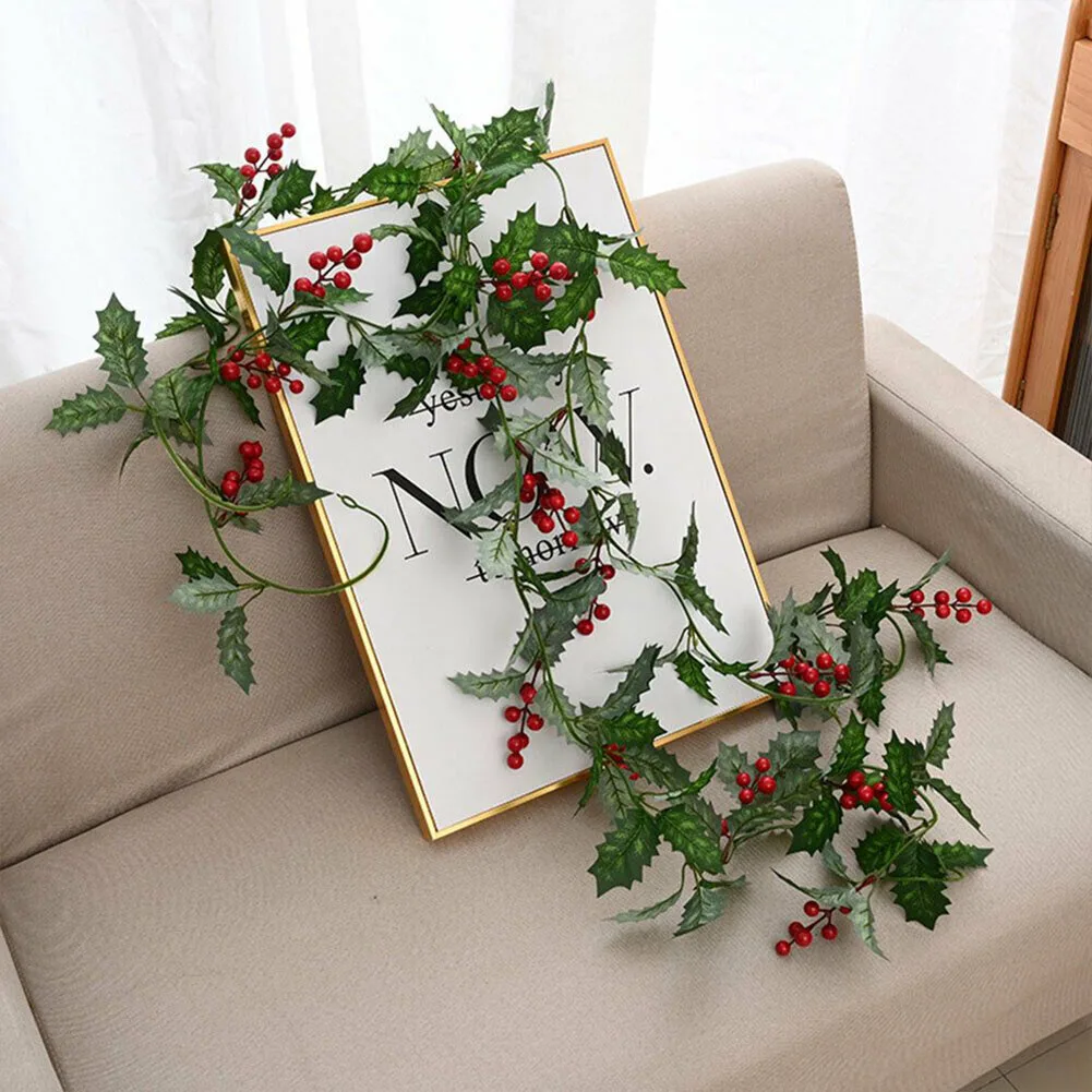 Artificial Berry Holly Christmas Garland Other Decorations Christmas Parties Vine Artificial Berry 1pcs 2m Christmas Foam 1.8M
Artificial Berry Holly Christmas Garland Other Decorations Christmas Parties Vine Artificial Berry 1pcs 2m Christmas Foam 1.8M