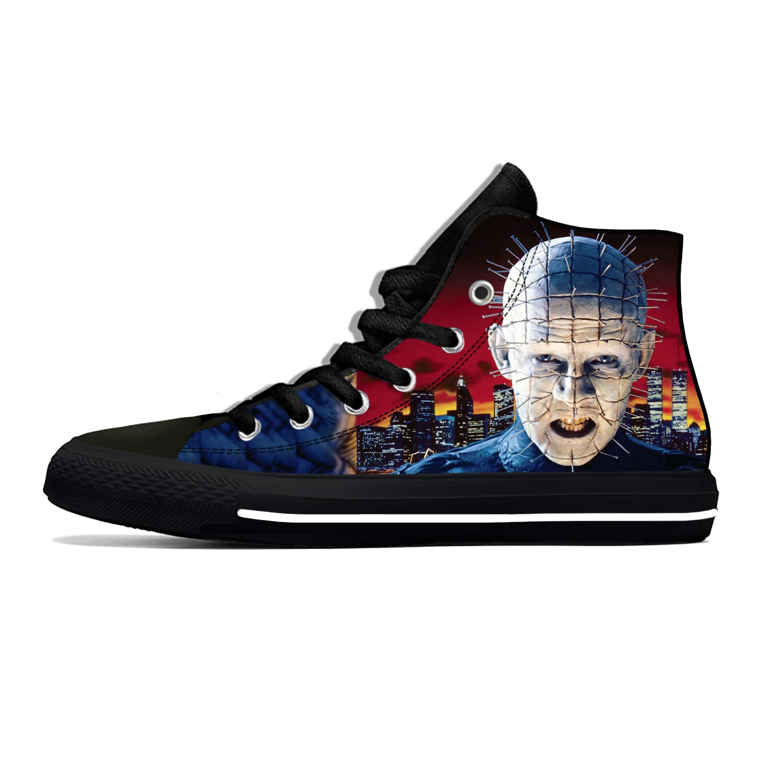 Кроссовки Hellraiser мужские/женские из текстиля, легкие дышащие, повседневные, с высоким берцем, с 3D принтом, страшные, страшные, для Хэллоуина
Кроссовки Hellraiser мужские/женские из текстиля, легкие дышащие, повседневные, с высоким берцем, с 3D принтом, страшные, страшные, для Хэллоуина