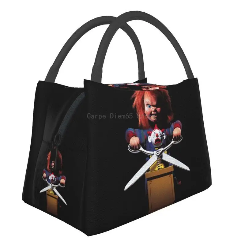 Custom Horror Killer Chucky Lunch Bags Men Women Warm Cooler Insulated Lunch Box for Picnic Camping Work Travel Shoulder Bag
Custom Horror Killer Chucky Lunch Bags Men Women Warm Cooler Insulated Lunch Box for Picnic Camping Work Travel Shoulder Bag