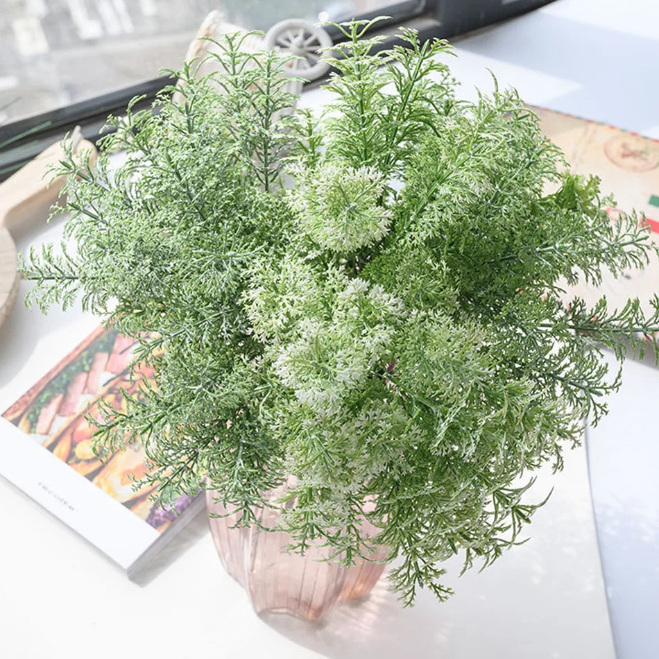 6Pcs Artificial Wormwood Herbs with Grass Green Home Wedding Bouquet Decor Jungle Party Room Decora Greenery Planter Fake Plant
6Pcs Artificial Wormwood Herbs with Grass Green Home Wedding Bouquet Decor Jungle Party Room Decora Greenery Planter Fake Plant